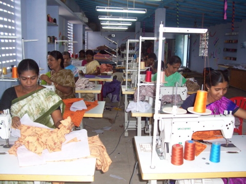 Shakthi 2007 - Women Engaged in Tailoring